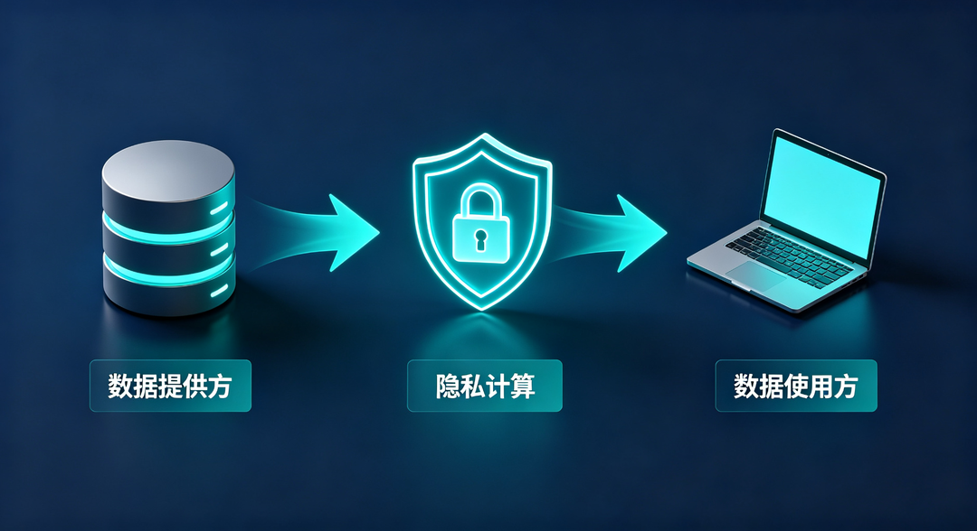 可信数据空间数据可用不可见架构示意图