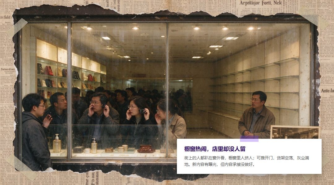 
内容承接：场景与目标：内容承接要看哪几个维度示意图