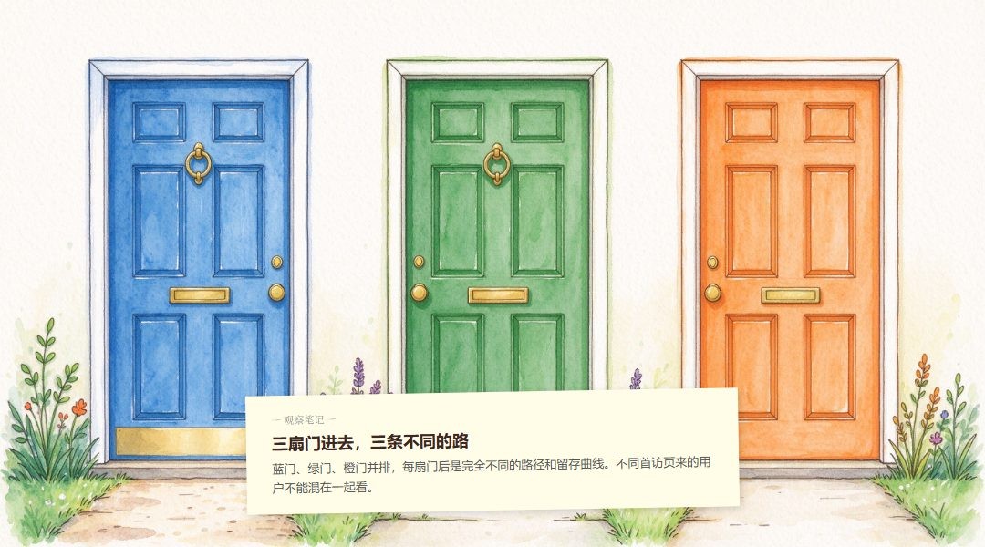 小程序首访页不同，456数据怎样分组看留存_缩略图